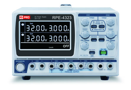 RS PRO Digital Bench Power Supply, 0 → 32V, 1A, 4-Output, 212W