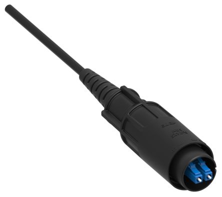 TE Connectivity Câble Fibre Optique 10m Avec Connecteur / LC, Mono-mode