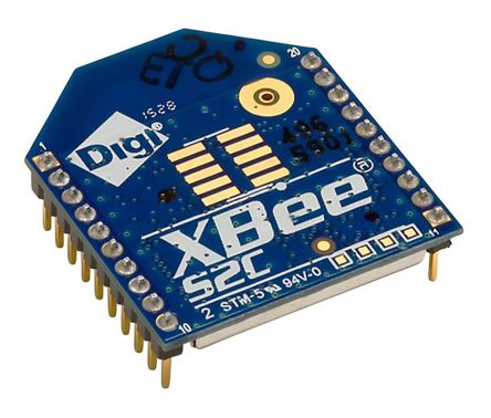 Digi International Module ZigBee XB24CZ7PIT-004 +5dBm -102dBm SPI, UART -40 °C +85 °C