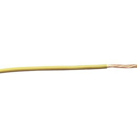 RS PRO Yellow 2 Mm² Hook Up Wire, 115/0.15 Mm, 30m