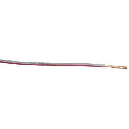 RS PRO Cable De Conexión, área Transversal 2 Mm² Automoción Filamentos Del Núcleo 115/0,15 Mm Rojo/Blanco, 600 V, Long.