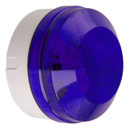Moflash LED195, LED Blitz, Dauer Signalleuchte Blau, 8 → 20 V Ac/dc, Ø 104mm X 73mm