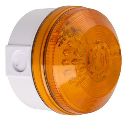 Moflash Indicador Luminoso Serie LED195, Efecto Intermitente, LED, Ámbar, Alim. 35 → 85 V Ac / Dc