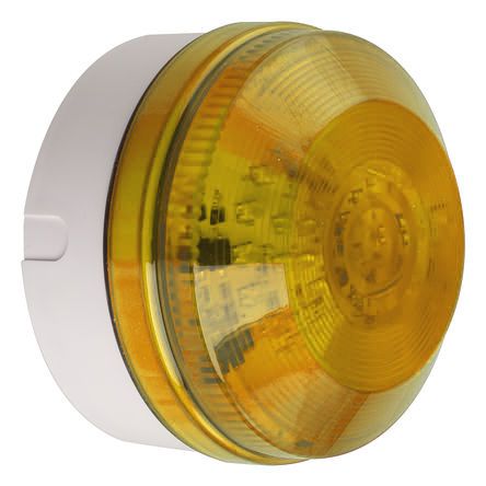 Moflash LED195, LED Blitz, Dauer Signalleuchte Orange, 35 → 85 V Ac/dc, Ø 104mm X 73mm