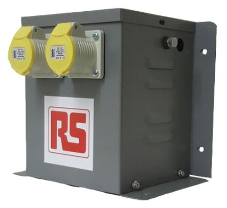 RS PRO Baustellentransformator, Primär 230V Ac / Sekundär 110 (55V, 3.3kVA, 2 X 16A