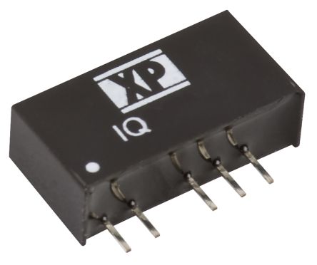 XP Power IQ DC-DC Converter, ±12V Dc/ ±83mA Output, 4.5 → 5.5 V Dc Input, 1W, Through Hole, +85°C Max Temp -40°C
