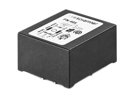Schaffner, FN405 1A 250 V Ac 400Hz RFI Filter, Pin