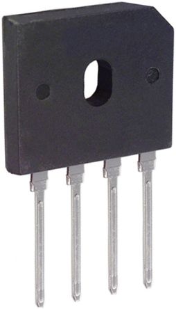 Fagor Electronica Brückengleichrichter, 1-phasig 6A 1000V THT 1.1V GBU 4-Pin 500μA Siliziumverbindung