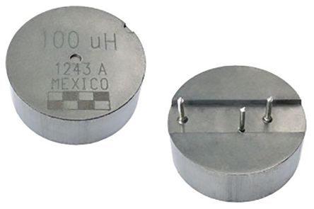 Vishay IHTH-1125KZ-5A Drosselspule, 100 μH, ±20%, 8.8A, Radial / R-DC 32.2mΩ, Max. 2.04MHz, Ø 28.5mm X 10.7mm