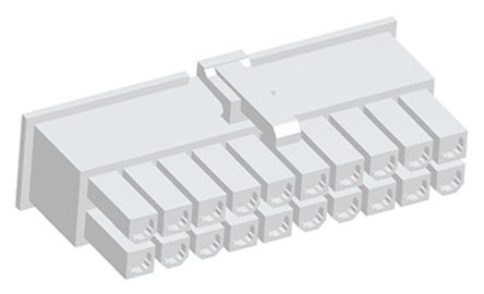 TE Connectivity VAL-U-LOK Steckverbindergehäuse Buchse 4.2mm, 20-polig / 2-reihig Gerade, Tafelmontage Für