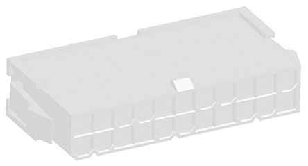 TE Connectivity VAL-U-LOK Steckverbindergehäuse Stecker 4.2mm, 22-polig / 2-reihig Abgewinkelt, Kabelmontage Für