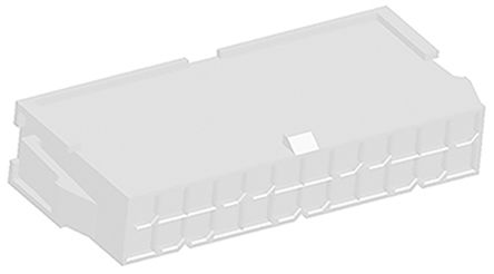 TE Connectivity VAL-U-LOK Steckverbindergehäuse Stecker 4.2mm, 24-polig / 2-reihig Gerade, Tafelmontage Für