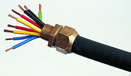 Kopex 电缆导管 钢柔韧管, PHT系列, 10m长, 25mm标称直径
