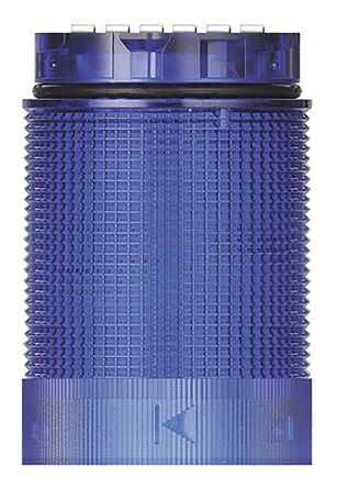 Werma KombiSIGN 40 Signalsäule Blitz-/Dauer-Licht Blau, 24 V Ac/dc, 40mm X 59mm