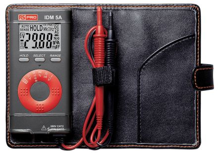 RS PRO Multimètre Numérique IDM5A Portable, 600V C.a. 4mA C.a., Etalonné RS