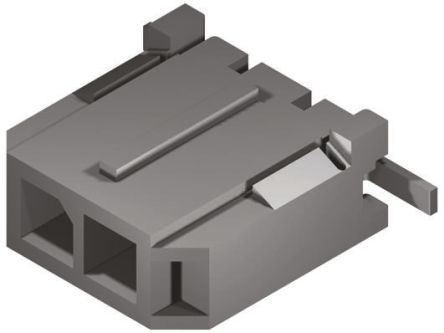 Molex Micro-Fit 3.0 Leiterplatten-Stiftleiste Gerade, 2-polig / 1-reihig, Raster 3.0mm, Kabel-Platine,