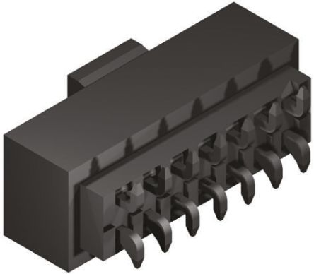 Molex Milli-Grid Leiterplatten-Stiftleiste Gerade, 8-polig / 2-reihig, Raster 2.0mm, Kabel-Platine,