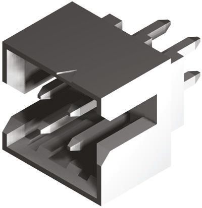 Molex Milli-Grid Leiterplatten-Stiftleiste Gerade, 4-polig / 2-reihig, Raster 2.0mm, Kabel-Platine,
