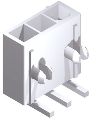 Molex Mini-Fit Jr. Leiterplatten-Stiftleiste Gewinkelt, 5-polig / 1-reihig, Raster 4.2mm, Kabel-Platine,