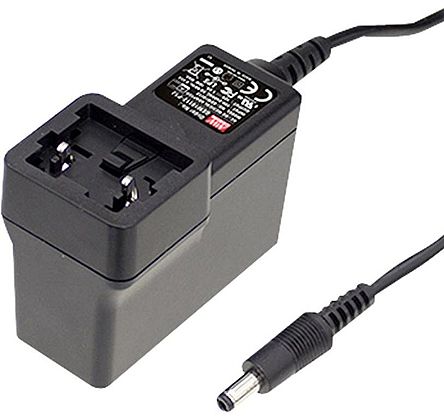 MEAN WELL 30W Plug-In AC/DC Adapter 48V Dc Output, 625mA Output