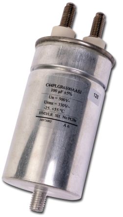 KEMET C20A Folienkondensator 100μF ±10% / 1.4 KV Dc, 640 V Ac, Schraubmontage Raster 35mm