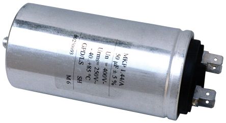 KEMET C44A Polypropylene Film Capacitor, 330 V Ac, 600 V Dc, ±5%, 25μF, Screw Mount