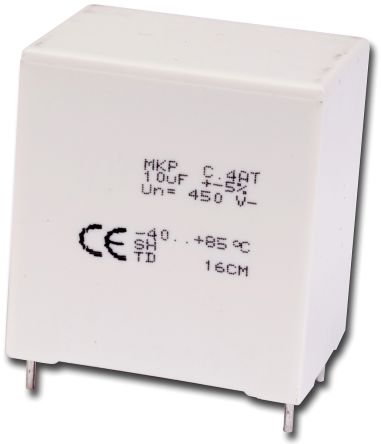 KEMET C4AT Folienkondensator 10μF ±5% / 250 V Ac, 400 V Dc, THT Raster 37.5mm