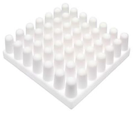 SPREADFAST Heatsink, Universal Square Ceramic, 21.3 °C/W @ 100 Lfm, 9.8 °C/W @ 400 Lfm, 21 X 21 X 10mm, Adhesive, Screw