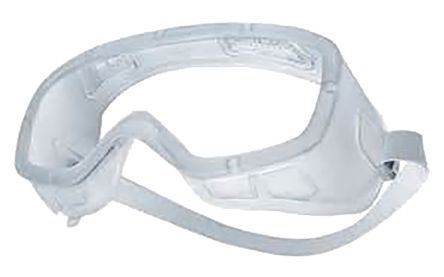Bolle COVACLAVE Schutzbrille, Carbonglas, Klar Mit UV Schutz, Belüftet, Rahmen Aus TPR Kratzfest