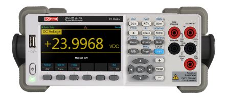 RS PRO RSDM3055A Bench Digital Multimeter, True RMS, 10A Ac Max, 10A Dc Max, 750V Ac Max - UKAS Calibrated