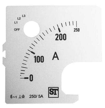 Sifam Tinsley Für 72 X 72 Analoges Einbau-Amperemeter