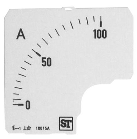 Sifam Tinsley Para Usar Con Amperímetro Analógico De Panel De 72 X 72