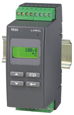 Lumel PID控制器, RE60系列, 230 V ac电源, 警报，继电器输出, 45 x 120mm