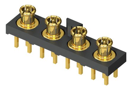 Samtec GRF1-J Buchse Koaxialsteckverbinder MMCX-Steckverbinder, PCB,, Für RG316-Kabel, 50Ω, Micro Miniature, Gerade