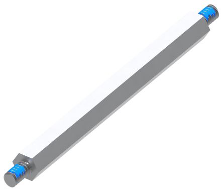 Samtec Abstandshalter: #4-40, Länge 12.15mm, Aluminium, Stecker/Stecker, Sechskant, 4.76mm