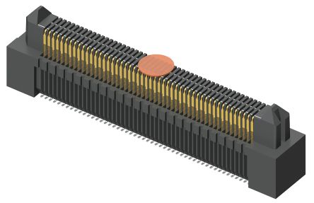 Samtec ERM5 Leiterplatten-Stiftleiste Gerade, 150-polig / 2-reihig, Raster 0.5mm, Platine-Platine,