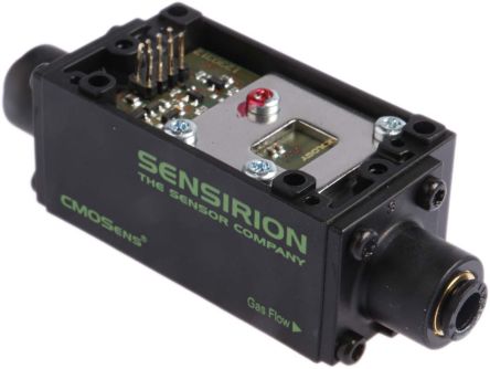 Sensirion 数字质量 流量计, SFM4100 系列, 介质监测气体, 最大流量20 slm, 3.5 → 9 V电源