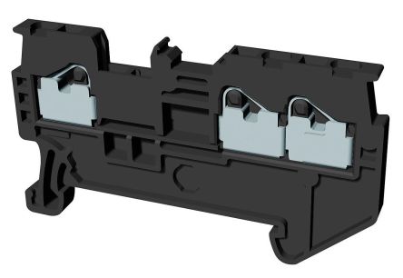 Omron Bloc De Jonction Rail DIN Sans Fusible XW5T, 1.5mm², Enfichable, Gris