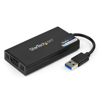 StarTech.com USB A to HDMI Adapter, USB 3.0, 1 Supported Display(s) - 4K @ 30Hz