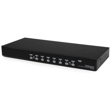 StarTech.com KVM-Switch 8-Port 1 Videoausgänge VGA 1 Displays USB Kein Audio 540 X 180 X 45mm
