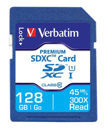 Verbatim Premium SDXC SD-Karte 128 GB Class 10, UHS-1 U1