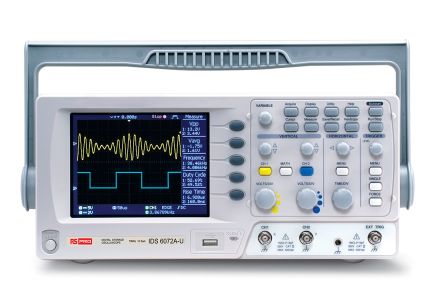 RS PRO IDS6072AU Speicher Handheld Oszilloskop 2-Kanal Analog 70MHz USB