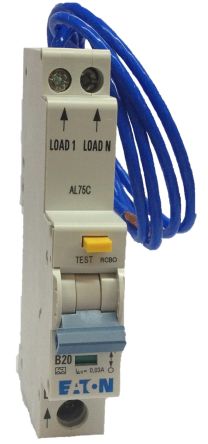 Eaton 剩余电流动作断路器 Eaton Moeller系列, 16A, 230V, 1极, 30mA跳闸灵敏度