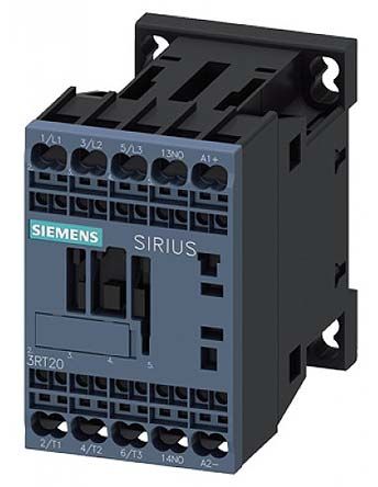 Siemens SIRIUS 3RT2 Überlastrelais 0,4 W, 3P 3 Schließer, 24 V Dc / 18 A, 45mm X 73mm