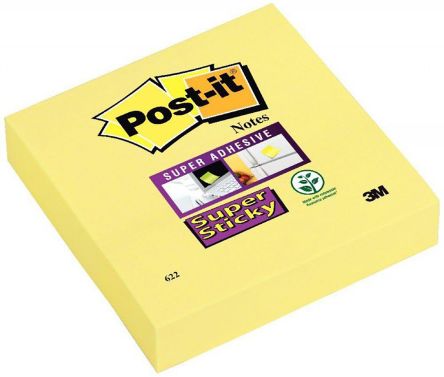 Post-It Haftnotiz, 90 Blatt, Gelb 76mm 76mm
