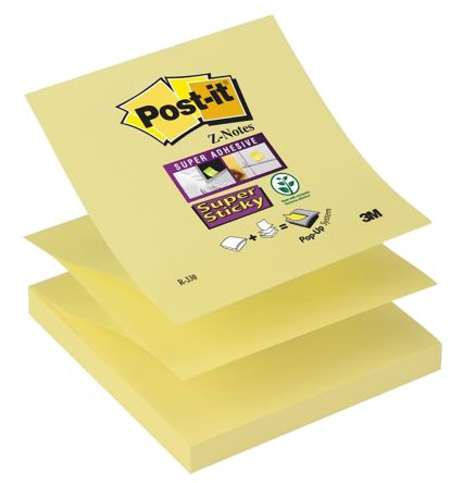 23401, Post-It Yellow Sticky Note, 450 Notes per Pad, 76mm x 76mm