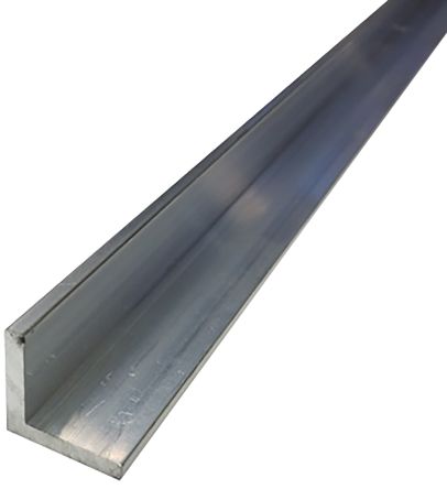 RS PRO Aluminium Metallwinkel, L. 1m, H. 50mm, B. 50mm, 3mm Stärke, 6082-T6