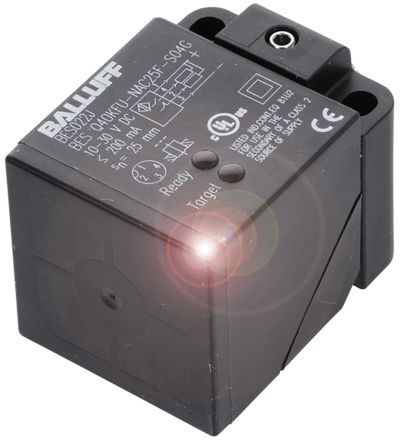 BALLUFF Sensor De Proximidad, Alcance 15 Mm, Salida PNP, 10 → 30 V Dc, IP67, 400Hz
