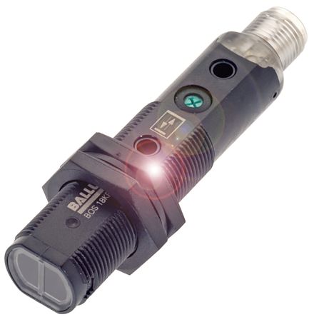 BALLUFF Sensor De Intensidad De Luz Serie BOS 18KF, Alcance 0 → 700 Mm, Infrarrojos, 10 → 30 V, Salida