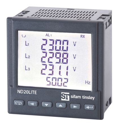 Sifam Tinsley ND20LITE Energiemessgerät LCD 92.5mm X 92.5mm, 6-stellig